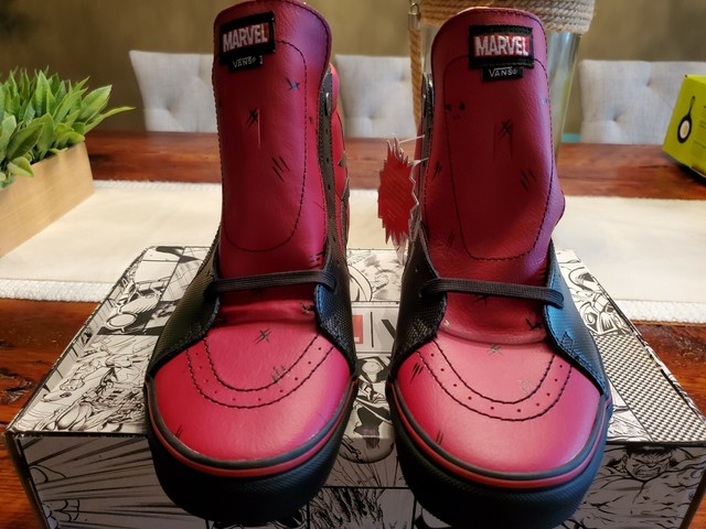 Size 13 - VANS Sk8-Hi x Marvel Deadpool for sale online | eBay