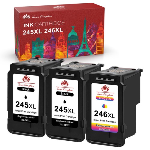 Lote de cartuchos de tinta PG-245XL CL-246XL para Canon 245XL PIXMA MG2920 MG2522 TS3122 - Imagen 11 de 12