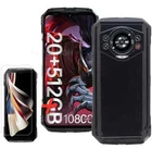Case Cover + Tempered Glass Film Screen Protector For DOOGEE S Cyber S Cyber Pro