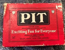 COMPLETE Vintage PIT Card Game Parker Brothers W/ Bull  Bear Edition 1919, 1947