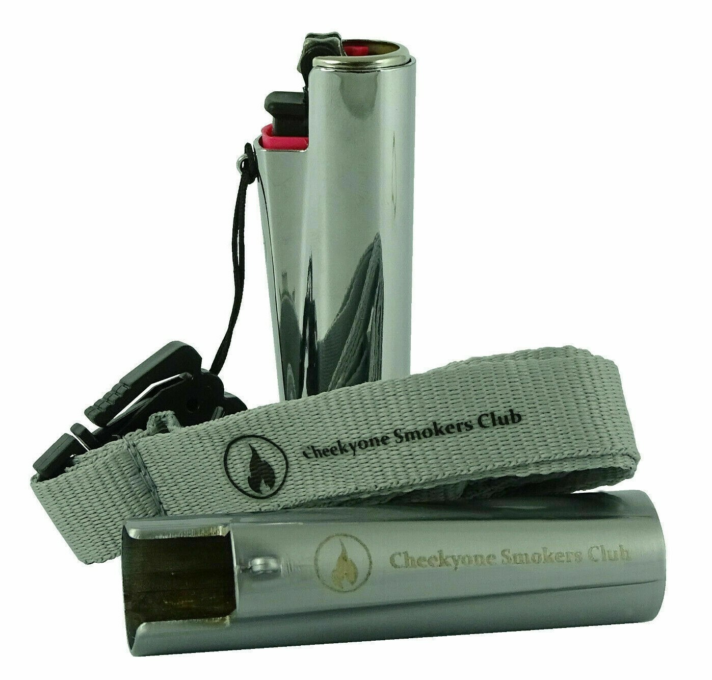 Cheekyone Smokers Club Metal Lighter Holder Lanyards ONLY LANYARD x 3