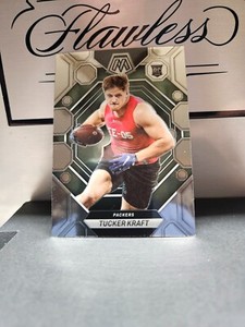 2023 Panini Mosaic RC Tucker Kraft sharp card #368 SP Silver Holo Prizm