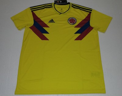 2018 SELECCION COLOMBIA HOME ADIDAS M XL WORLD CUP JERSEY JAMES