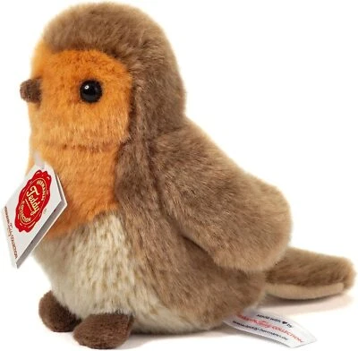 Teddy Hermann Rotkehlchen 15 cm 94171 Kuscheltier Plüschtier Stofftier Vogel
