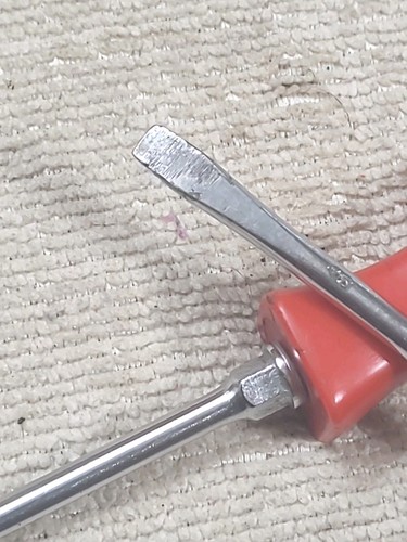 Mac Tools PB201XA PHRB3A Hoja Plana + Destornillador Philips Rojo Mango Duro EE. UU. - Imagen 11 de 12