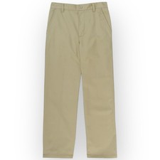 NWT French Toast Boys School Uniform Pull-On Relaxed Fit Size 16 Husky - Khaki