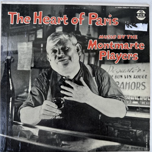 The Heart of Paris – The Montmartre Players | Vintage Vinyl LP – Cont. Cafe