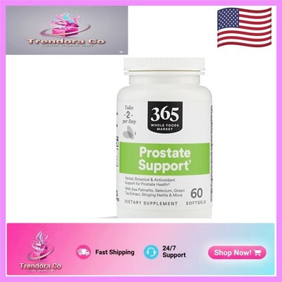 Natural Prostate Health Softgels - 60 Capsules with Saw Palmetto & Selenium