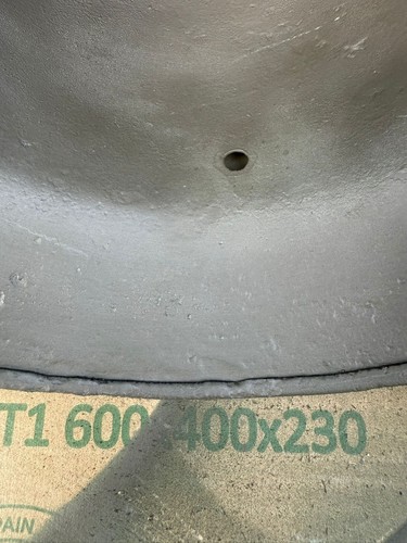 Stahlhelm m35 WH Losnummer - Bild 5 von 6