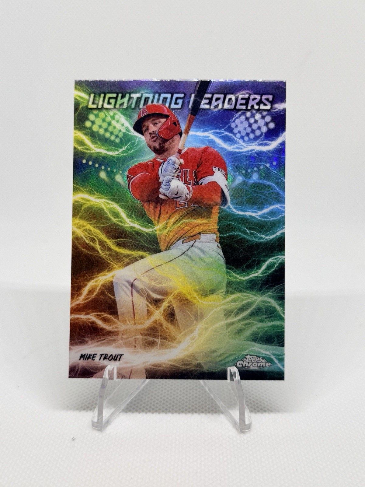 2025 Topps Chrome - Lightning Leaders Mike Trout #LL-6