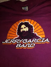 JERRY GARCIA BAND VINTAGE 1980 TEE SHIRT SIZE L EXCELLENT CONDITION