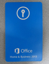Microsoft Office Home & Business 2013 – nur PKC  (gebraucht, kein Datenträger)