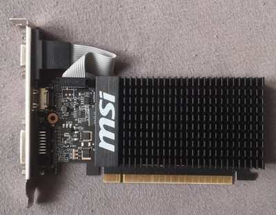 msi NVIDIA GeForce GT7102GD3HLP, 2GB, DDR3, PCIe, HDMI/DVI/VGA