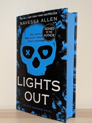 SIGNED Lights Out Navessa Allen Special Ed Sprayed Edges HC Rare New Collectible