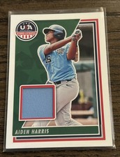 2022 Panini Stars & Stripes - USA Baseball Materials Aiden Harris #USAM-AH1 RC