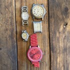 Watch Face Lot Of 5 Assorted Ladies Watch Dials  — photo 1