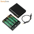 DIY Battery Box Kit 4Cell 18650 Battery Case Power Bank Case DC16V/USB 5V Output