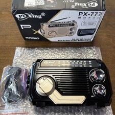 All in Hand Crank Radio with Flashlight and Playback Options for Adventures