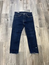 Levi  s womens 510 skinny jeans Cropped Raw Hem size 32/32