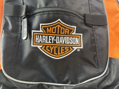 Harley-Davidson Black Slim Backpack Y2K Oil Slick Backpack in Black | Harley-Davidson USA main image 3