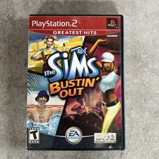The Sims Bustin' Out - PlayStation 2 PS2 (Greatest Hits) NTSC U/C - Complete CIB