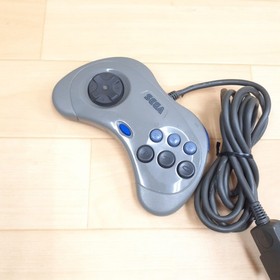 Sega Saturn Console Gray Bundle with 2 Controllers 5 Games Gundam V. Fighter