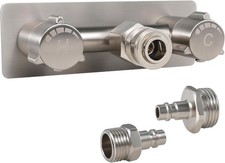 All Metal RV Exterior Quick Connect Faucet,4"RV Shower Faucet Replacement,RV Out