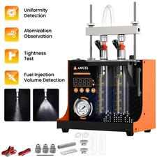 ANCEL JC200 Car Motorcycle Fuel Injector Spray Nozzle Tester Cleaning Machine