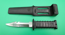 Lifesaving Systems Fixed Blade Dive Scuba Knife w/ Sheath Stainless Steel