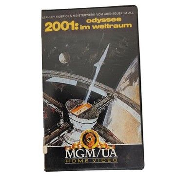  VHS RARITÄT: 2001 Odyssee im Weltraum Big Box Großformat Stanley Kubrick MGM 