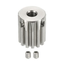 1 Mod 13T Spur Gear, 5mm Bore 304 Stainless Steel RC Car Pinion Gear