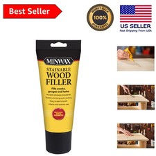 Quick Drying Stainable Wood Filler, 6 Oz - Ideal for DIY  Professional Use
