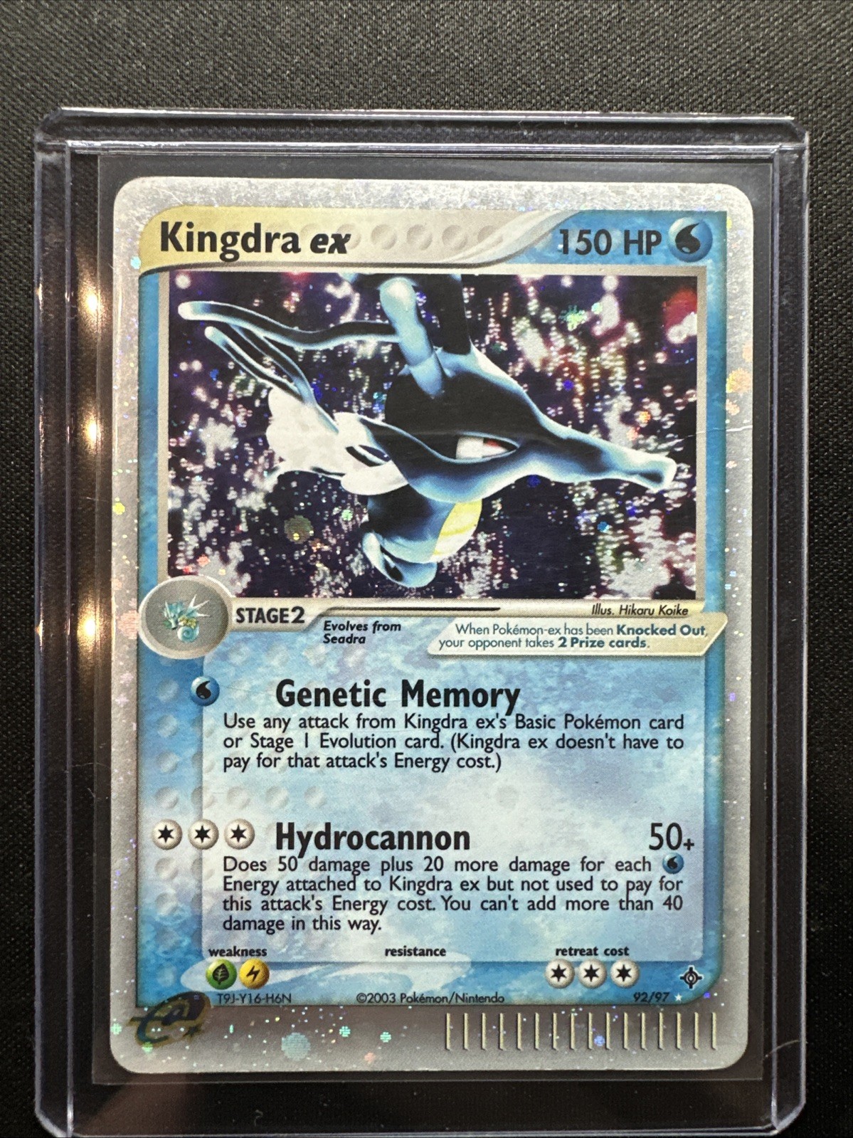 Pokémon TCG - Kingdra EX - EX Dragon 92/97 - Holo - MP