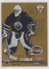 2001-02 Pacific Private Stock Titanium Draft Edition 680/780 Ty Conklin #129 n1u