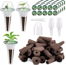 120 Hydroponic Grow Sponges Kit - Seed Starter Pods Compatible W Aerogarden 0.21 per gallon