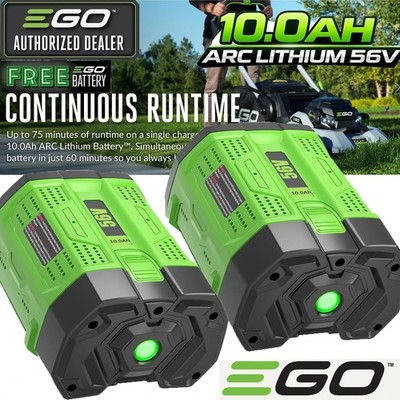 1~2PACK 56V 10.0Ah upgrade For EGO BA5600T Power + 56V 10Ah Lithium New Battery