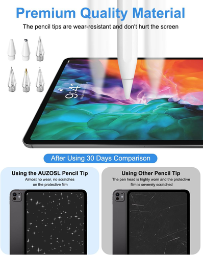 Replacement Tips for Apple Pencil Pro/2Nd Gen/1St Gen/Usb C, 6 Pack Apple Pencil - Picture 6 of 12