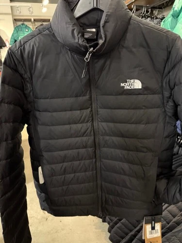 The North Face men's Minouqua Down Jacket Black Fur Hood  NWT image 3