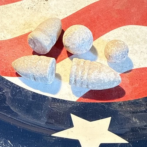 5 Dug Civil War  💥 🇺🇸 💣bullets Chancellorsville Va