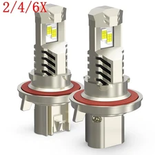 2/4/6X CANBUS White 6000K H13 9008 LED High Low Beam Headlight Bulbs 24000LM