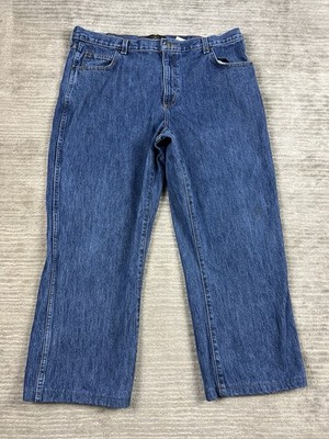 Red Head Jeans Mens 38x30 Blue Dark Wash Denim Boot Cut Medium Wash Relaxed