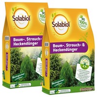 Solabiol Baum- Strauch- HeckendüNger 2X 5 Kg DüNger Koniferen Zypresse Hecke