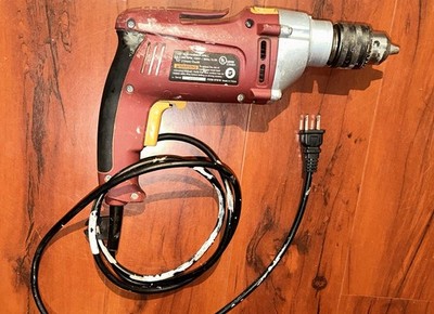 Chicago Electric Hammer Drill 1/2'' Keyed Chuck 120V 1650W Red ITEM 67618