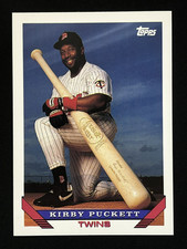 1993 Topps Kirby Puckett Giant Bat Card MN Twins #200 *COMBINED SHIPPING!*