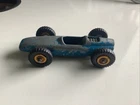 VINTAGE MATCHBOX LESNEY # 52B BRM RACING CAR ORIGINAL DIECAST BLUE PLAYWORN