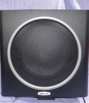 Polk Audio PSW10 100 Watts Powered Subwoofer Black Home Theater 10'' Tested