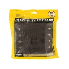8827 Heavy Duty Self Adhesive Furniture Felt Pads 1-Inch Round Brown 160-Piec...