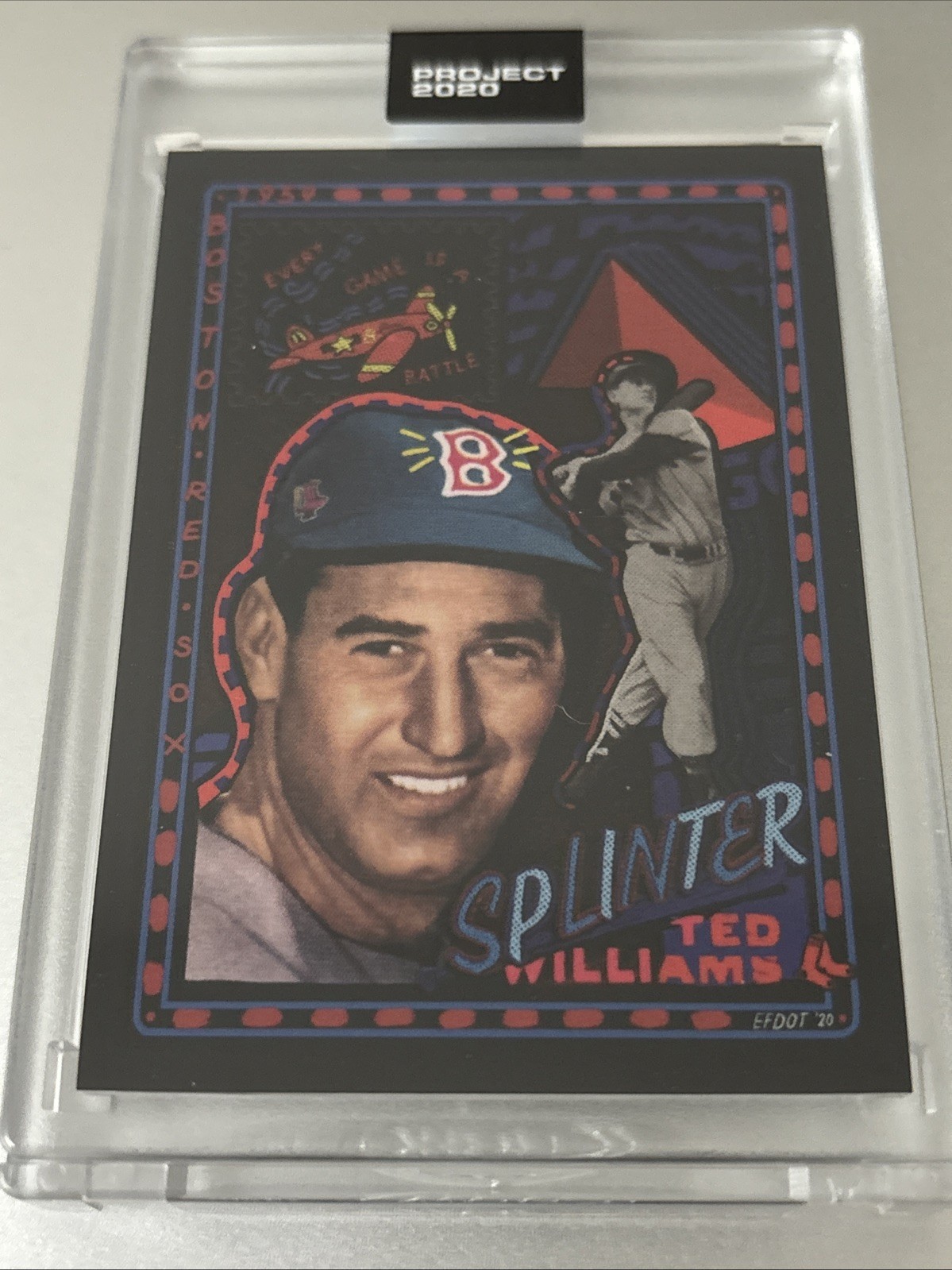 2020 Topps Project 2020 - 1954 Topps Ted Williams #74 Efdot /8897