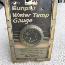 Vintage Sunpro Cp7975 Water Temperature Gauge 100-280