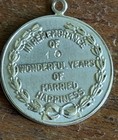 Vtg. In Remembrance Of 10 Wonderful Years  Of Married Happiness Sterling Charm — photo 2